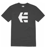 Koszulki męskie - t-shirt ETNIES ICON TEE Black/White - miniaturka - grafika 1