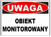 Akcesoria BHP - Zi-33 - Znak Tablica - Obiekt Monitorowany - miniaturka - grafika 1