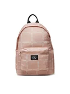 Plecaki - Plecak Calvin Klein Jeans City Grid Aop IU0IU00711 Różowy - miniaturka - grafika 1
