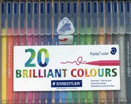 Przybory szkolne - Staedtler Flamaster Triplus color 1 mm 20 kolorów - miniaturka - grafika 1