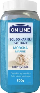 On Line On Line Sól do kąpieli Morska 800 g - Kosmetyki do kąpieli - miniaturka - grafika 2