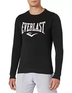 Bluzy męskie - Męska bluza do skateboardingu Everlast California Sports, czarna, L - miniaturka - grafika 1