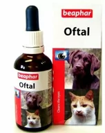 Pielęgnacja uszu i oczu zwierząt - Beaphar Oftal Eyewater 50 ml - miniaturka - grafika 1