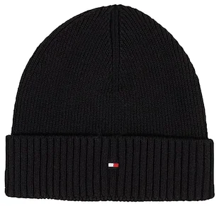 Tommy Hilfiger Męska czapka z flagą Essential, Czarny, Rozmiar uniwersalny - Czapki damskie - miniaturka - grafika 1