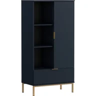 Regały - Regał R70 PL-05 Pula GIB Meble Granat - miniaturka - grafika 1