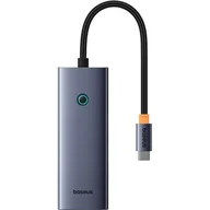 Huby USB - Hub BASEUS UltraJoy Series 5w1 0.22 m USB Typu C, Pasywny Szary B00052801811-01 - miniaturka - grafika 1