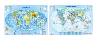 Podkład dwustronny z mapą świata - Przewodniki - miniaturka - grafika 2