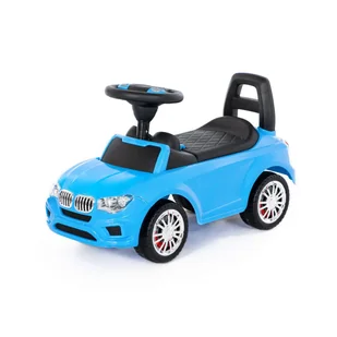 WADER Polesie  Jeździk "SuperCar" nr 5 z dźwiękiem Niebieski - Chodziki - miniaturka - grafika 1