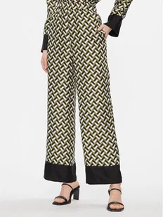 Max Mara Leisure Spodnie materiałowe Sesamo 2416131017650 Zielony Relaxed Fit - Spodnie damskie - miniaturka - grafika 1