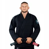 Kimona, stroje i obuwie - Ground Game Kimono/Gi BJJ Męskie Player 2.0 Czarne A1 - miniaturka - grafika 1