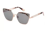 Okulary przeciwsłoneczne - Furla Okulary damskie, Shiny Copper Gold, 58 - miniaturka - grafika 1