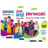 Pomoce naukowe - Pakiet Matematyka. Karty pracy w szkole i w domu. Klasa 1, Język angielski. Karty pracy w szkole i w domu. Klasa 1, Pierwszaki. Karty pracy w szkole i w domu - miniaturka - grafika 1