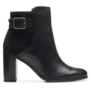 Botki Clarks Freva 85 Buckle 26174749 Czarny - Botki damskie - miniaturka - grafika 1