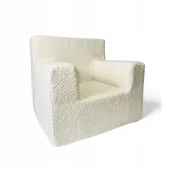 Fotele i pufy dla dzieci - FOTEL FOTELIK DZIECKA BEZPIECZNY POKÓJ PIANKOWY PUFA KRZESEŁKO OWIECZKA - miniaturka - grafika 1