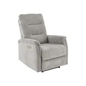 Fotele - Fotel Wypoczynkowy Rozkładany Jamal Popiel Halmar - miniaturka - grafika 1