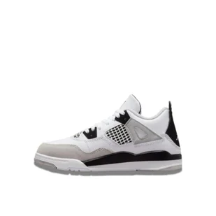 Dziecięce buty do chodzenia Air Jordan 4 Retro Military Black Enfant et Bébé - Buty trekkingowe dziecięce - miniaturka - grafika 1