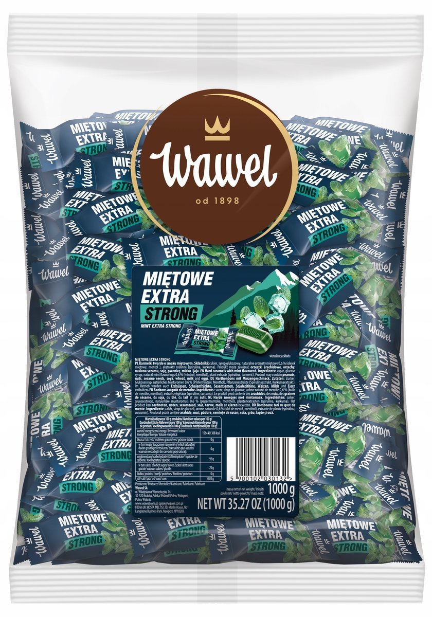 Guma do żucia Wa Karm mięta extra strong 1 kg