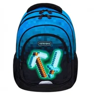 Plecaki szkolne i tornistry - Plecak Astrabag Blue Pixel AB330 ASTRA - ASTRA papiernicze - miniaturka - grafika 1
