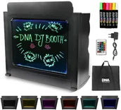Inne akcesoria studyjne - stanowisko DJ z podświetlaną tablicą DNA DJ BOOTH BK - miniaturka - grafika 1