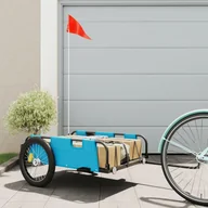 Przyczepki rowerowe - Przyczepka rowerowa, niebieska, tkanina Oxford i żelazo Lumarko! - miniaturka - grafika 1