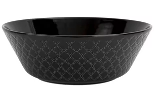 Lubiana Salaterka 23cm Marrakesz czarny - Miski i półmiski - miniaturka - grafika 1