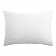 Poszewki na poduszki - Poszewka 50 x 70 Dekoracyjna Velvet Moxie Biały - miniaturka - grafika 1