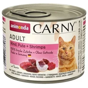 Animonda Cat Carny Adult smak: indyk i krewetki 200g puszka - Mokra karma dla kotów - miniaturka - grafika 1