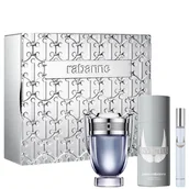 Zestawy kosmetyków damskich - SET PACO RABANNE Invictus EDT spray 100ml + DEO spray 150ml + MINIATURA EDT spray 10ml - miniaturka - grafika 1