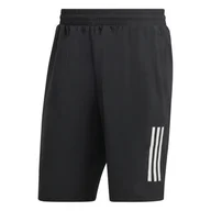 Spodenki męskie - Męskie Spodenki ADIDAS CLUB 3STR SHORT HS3253 – Czarny - miniaturka - grafika 1