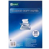 Szkolne artykuły papiernicze - Kalka maszynowa czarna A4 a25 D.RECT - miniaturka - grafika 1
