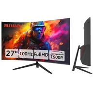 Monitory - AIWA MF270K-V 27" 1920x1080 100Hz VA HDMI Zakrzywiony - miniaturka - grafika 1
