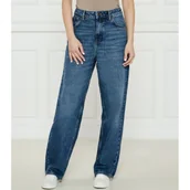 Spodnie damskie - Hugo Blue Jeansy Leni_B | Loose fit - miniaturka - grafika 1