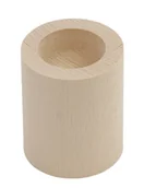 Świeczniki - Świecznik Okragły 8Cm, Drewniany Decoupage - miniaturka - grafika 1