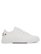 Trampki damskie - LOVE MOSCHINO Trampki JA15012G0MJP0100 Biały - miniaturka - grafika 1