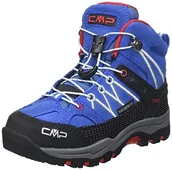 Buty dla chłopców - CMP Dziecięce buty trekkingowe Rigel Mid Shoe Wp dla dzieci, uniseks, Cobalto Stone Fire Kids, 31 EU - miniaturka - grafika 1