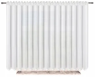 Firana prosta Firany 160x400 cm Firanki Lamówka! - Firany - miniaturka - grafika 1