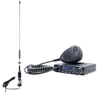 Anteny samochodowe - Pakiet CB Radio Escort HP 6500 + antena S75 z kablem i mocnymi akcesoriami montażowymi, ASQ, 40CH, 4 W, SWR 1.0 - miniaturka - grafika 1