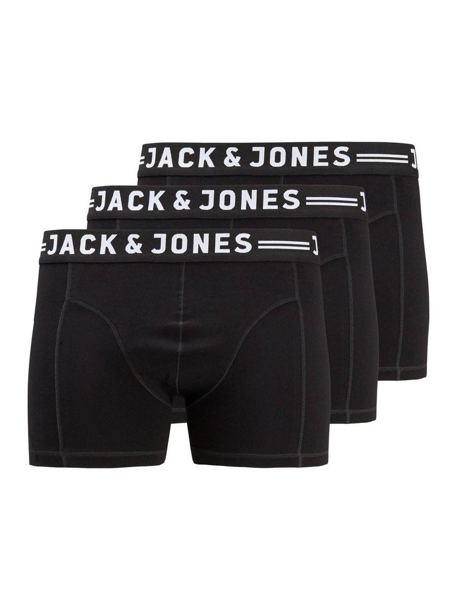 intimo uomo jack and jones 12147591 - 3 pack black