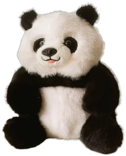 Pluszowa Czarno Biała Panda z wyjątkowo puszystego pluszu 35cm - Maskotki i pluszaki - miniaturka - grafika 1