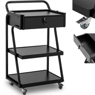 Pozostałe akcesoria kosmetyczne - physa Pomocnik kosmetyczny - 1 szuflada - 3 półki - maks. 80 kg - czarny PHYSA CT-5 - miniaturka - grafika 1