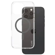 Etui i futerały do telefonów - Etui PANZERGLASS Flagship MagSafe do Apple iPhone 16 Pro Max Przezroczysto-czarny - miniaturka - grafika 1