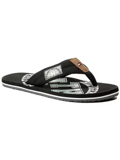 Klapki i japonki męskie - Tommy Hilfiger Japonki Essential Th Beach Sandal FM0FM01369 Czarny - grafika 1