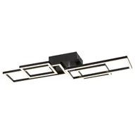 Lampy sufitowe - Rabalux Quince 3084 plafon lampa sufitowa 1x40W LED 4000K czarny/biały - miniaturka - grafika 1