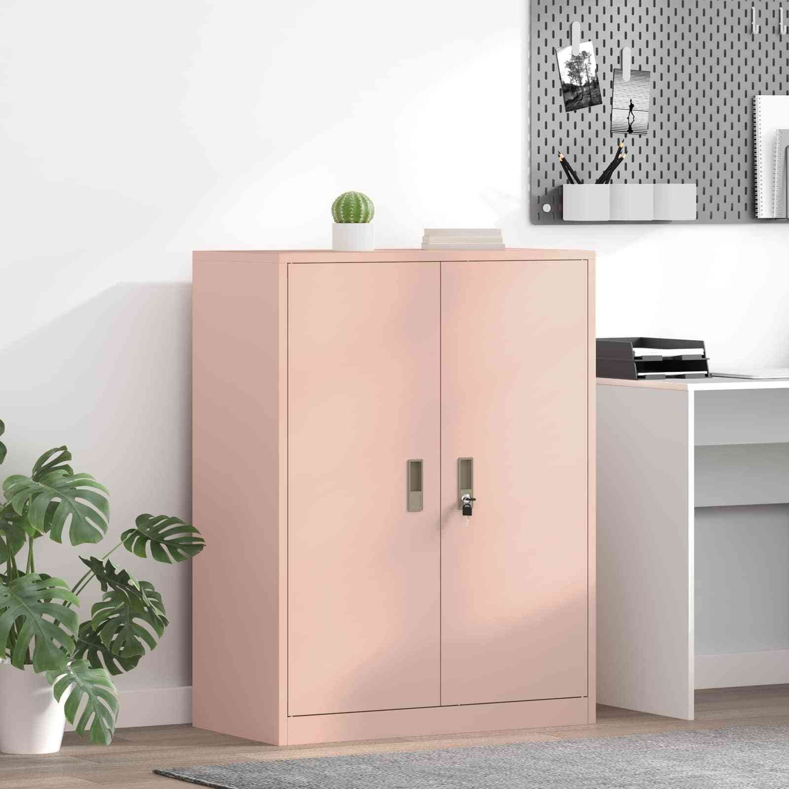 vidaXL Szafka do przechowywania Różowy 80 x 40 x 105 cm