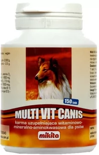 Mikita Multi Vit Canis 150 Tab. - Suplementy i witaminy dla psów - miniaturka - grafika 1