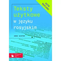 Ginter Anna Teksty użytkowe w języku rosyjskim - Książki do nauki języka rosyjskiego - miniaturka - grafika 1