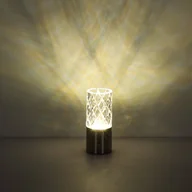 Lampy stojące - Globo Lampa stołowa LED Lunki, kolor mosiądz, wysokość 19 cm, CCT - miniaturka - grafika 1