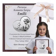 Pamiątka Pierwszej Komunii Świętej - PAMIĄTKA PIERWSZEJ KOMUNII ŚWIĘTEJ PANEL PAMIĄTKOWY Z DEDYKACJĄ WYBÓR WZORU - miniaturka - grafika 1