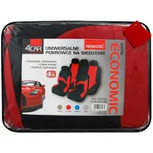 Pokrowce na fotele - Pokrowce na siedzenia ECONOMIC czerwone 4Car - miniaturka - grafika 1