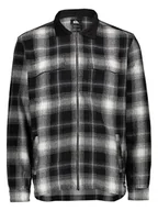 Swetry męskie - Quicksilver Kardigan "Quarrywood" w kolorze czarno-szarym - miniaturka - grafika 1